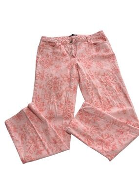 Chaus Pink Patterned Jeans